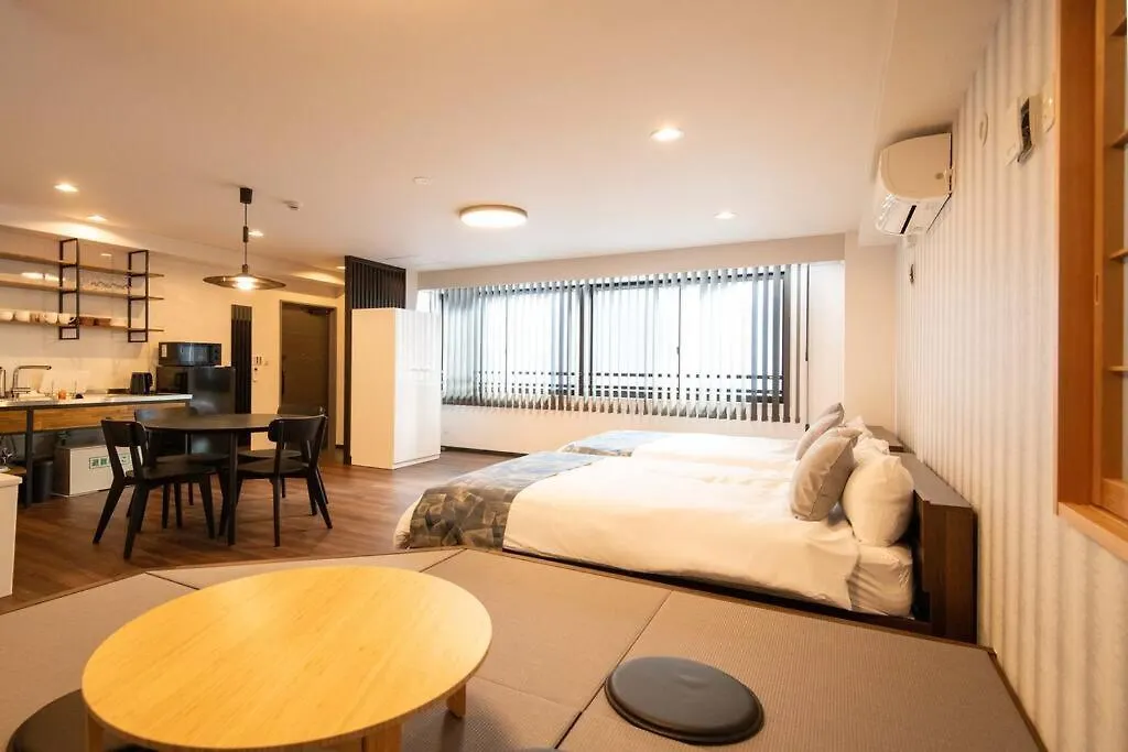 Apartment 浅草禅心居301室 浅草駅徒歩15分 2024年4月ニューオープン 43平米丸貸し切り ダブルベット2台と畳敷き布団2組 家庭式用品設備完備 Tokyo Japan